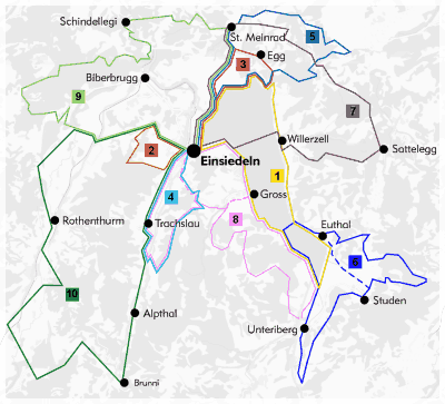 Ausgeschilderte Originaltouren